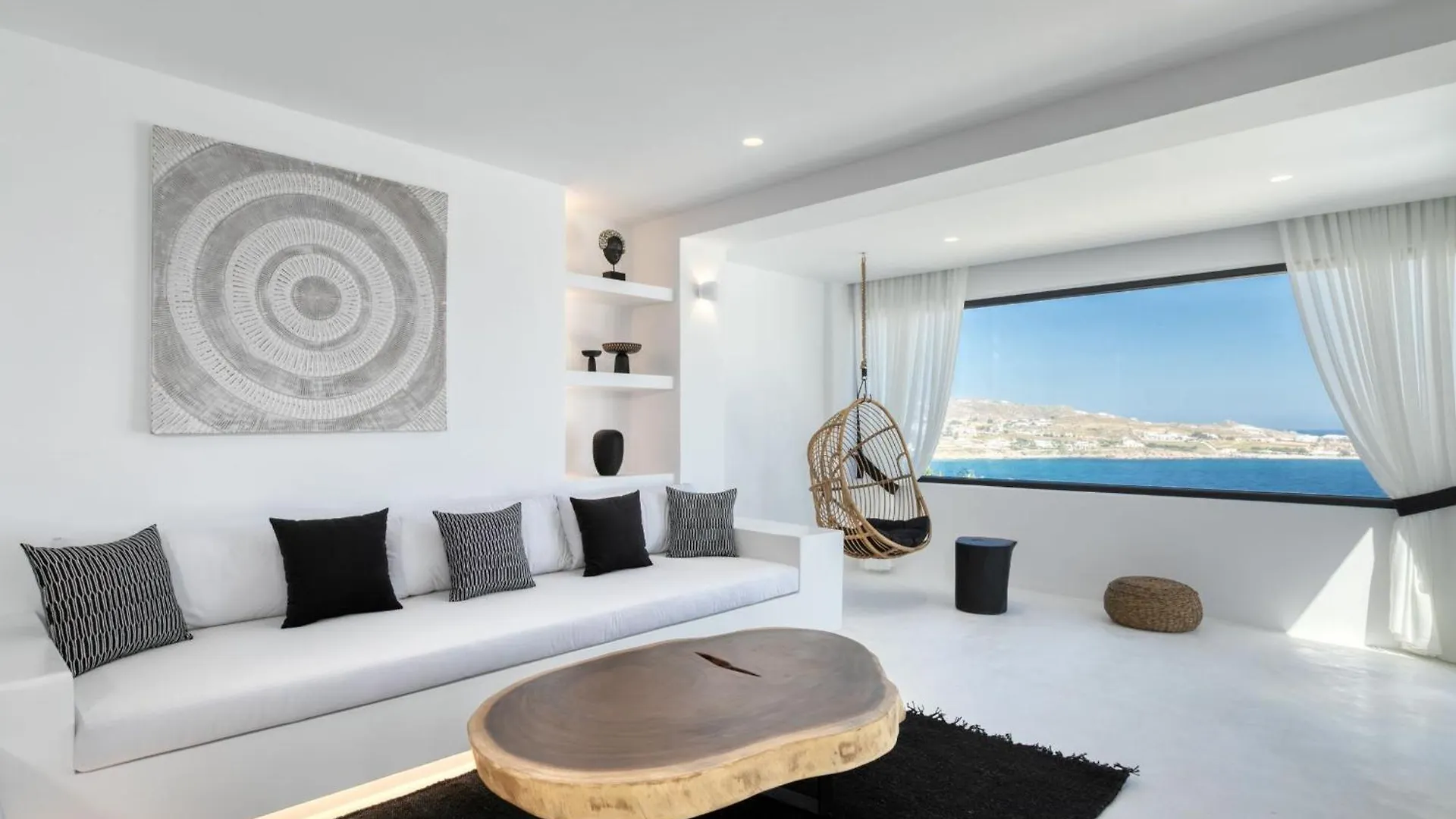 Exquisite Mykonos Villa Villa Hephaestus I 5 Bedroom Infinity Pool Outdoor Jacuzzi Psarou Psarou   Psarou (Mykonos)