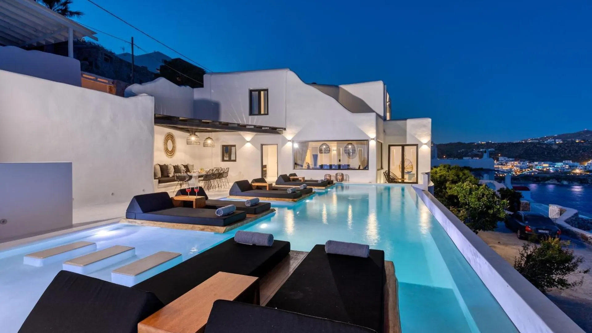 Exquisite Mykonos Villa Villa Hephaestus I 5 Bedroom Infinity Pool Outdoor Jacuzzi Psarou 프사로우