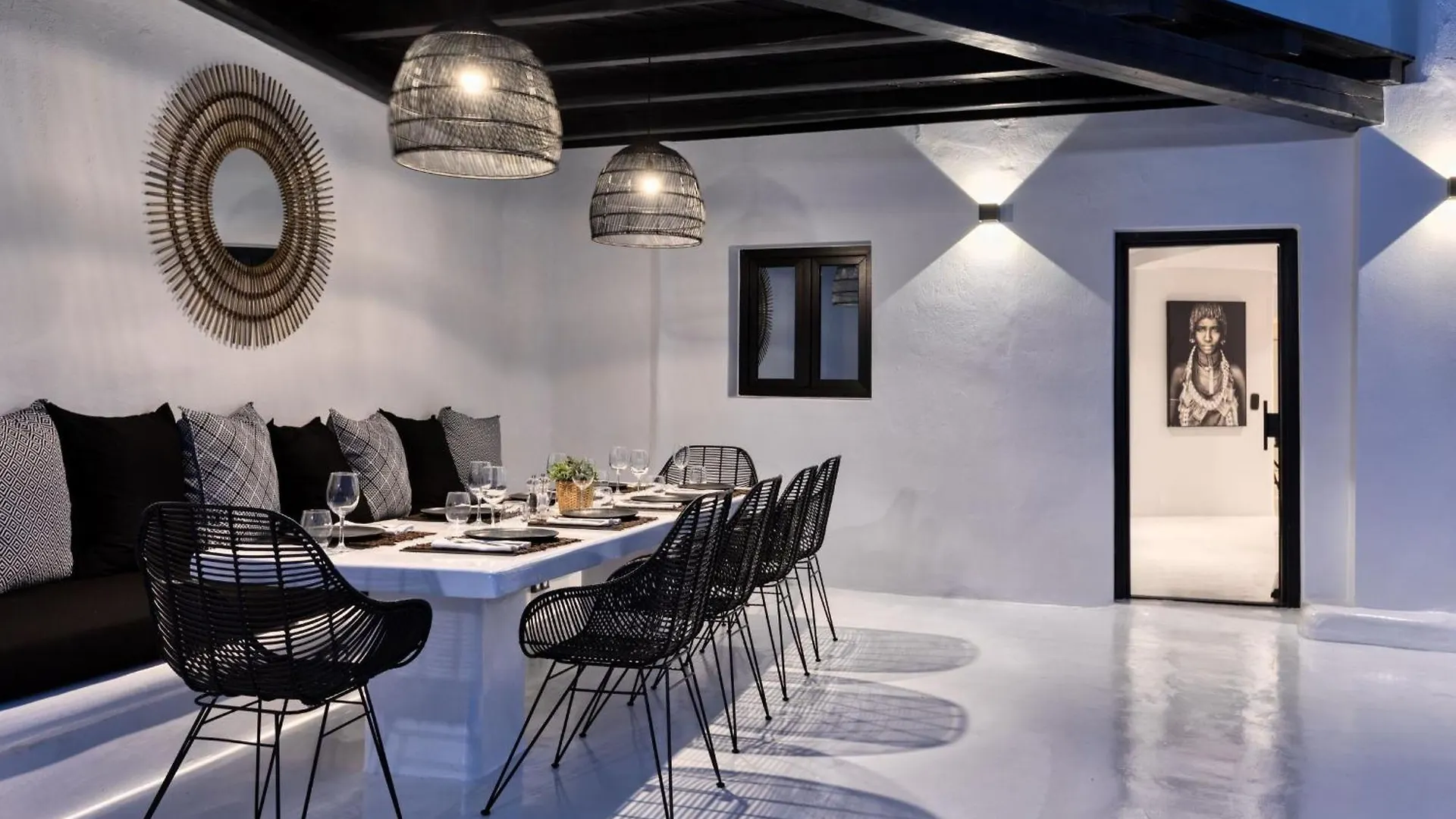 Exquisite Mykonos Villa Villa Hephaestus I 5 Bedroom Infinity Pool Outdoor Jacuzzi Psarou 프사로우 0*,  그리스